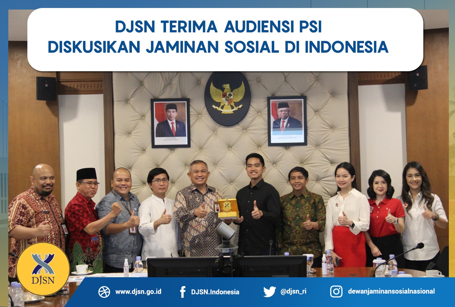 DJSN Terima Audiensi PSI Diskusikan Jaminan Sosial di Indonesia